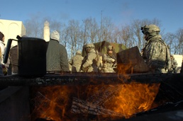 Cold weather won't stop the warriors