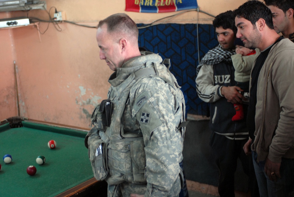 Commander breaks for elections