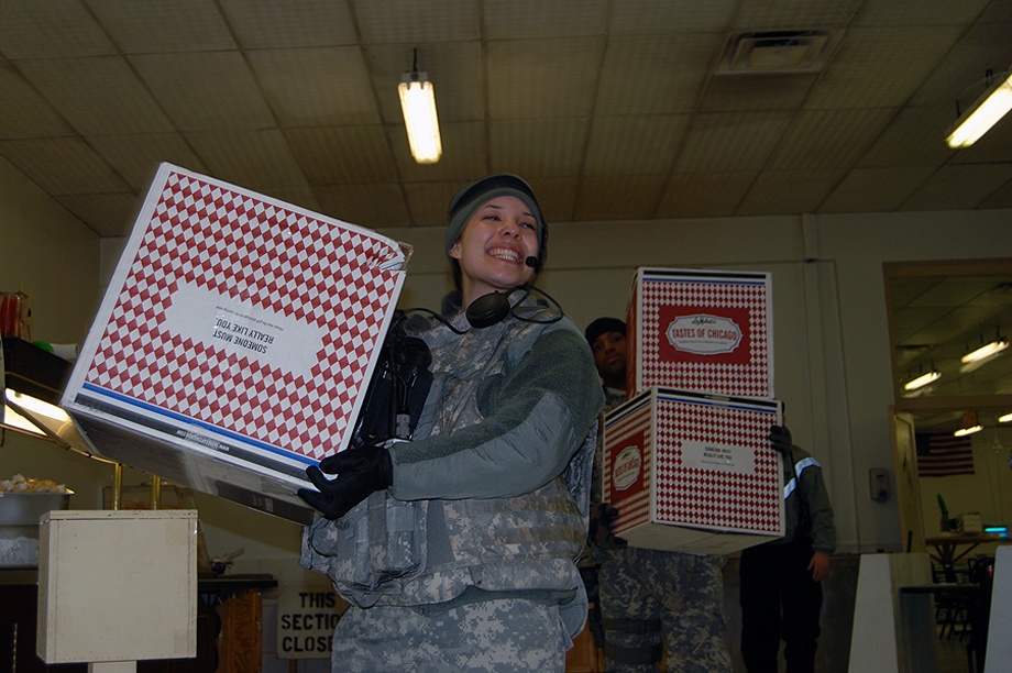 Pizzas at Camp Phoenix