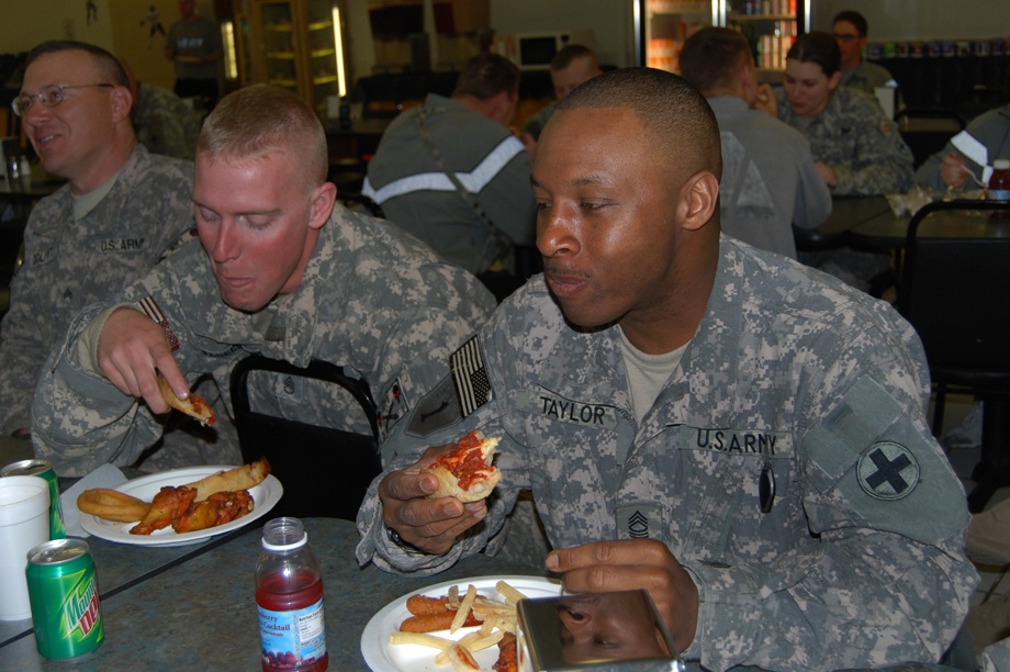 Pizzas at Camp Phoenix