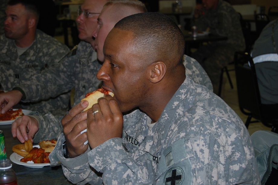 Pizzas at Camp Phoenix