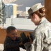 Playing with a child