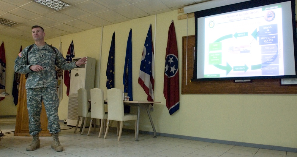 Transition, Advisory Teams Meet at Joint Base Balad for Conference