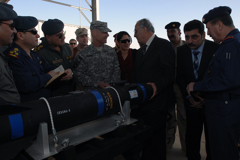 Iraqi Minister of Defense Visits Kirkuk Regional Air Base