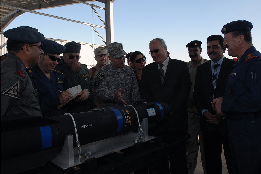 Iraqi Minister of Defense Visits Kirkuk Regional Air Base