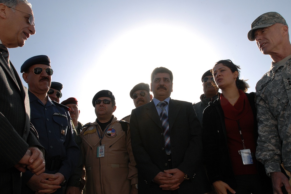 Iraqi Minister of Defense Visits Kirkuk Regional Air Base