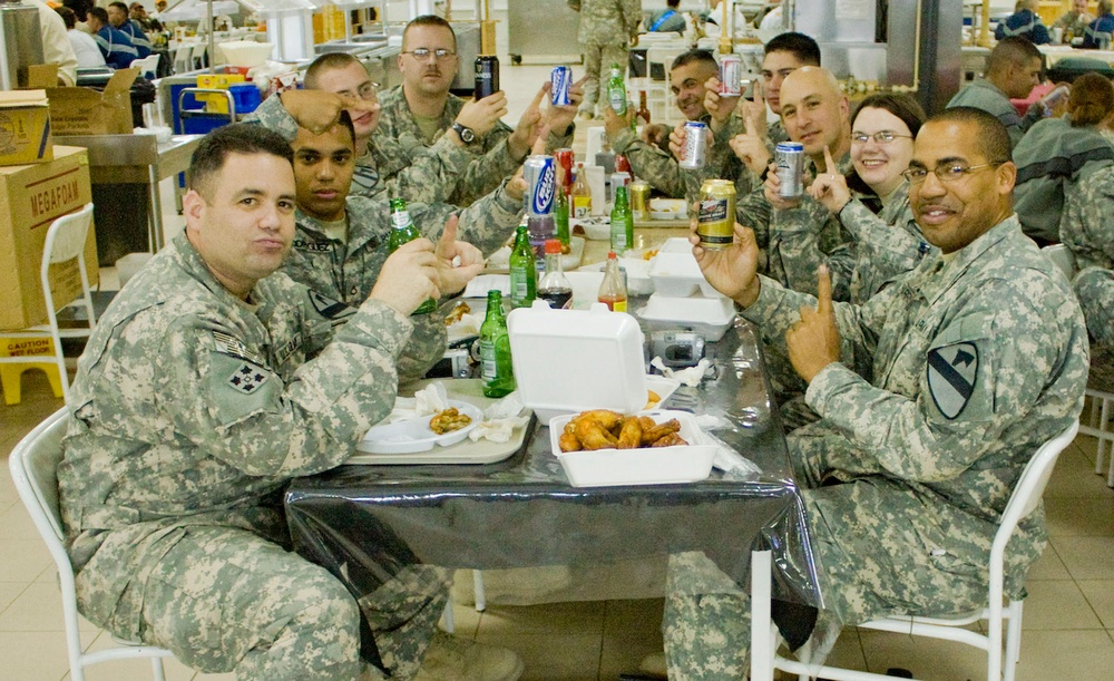 Long Knives celebrate Super Bowl