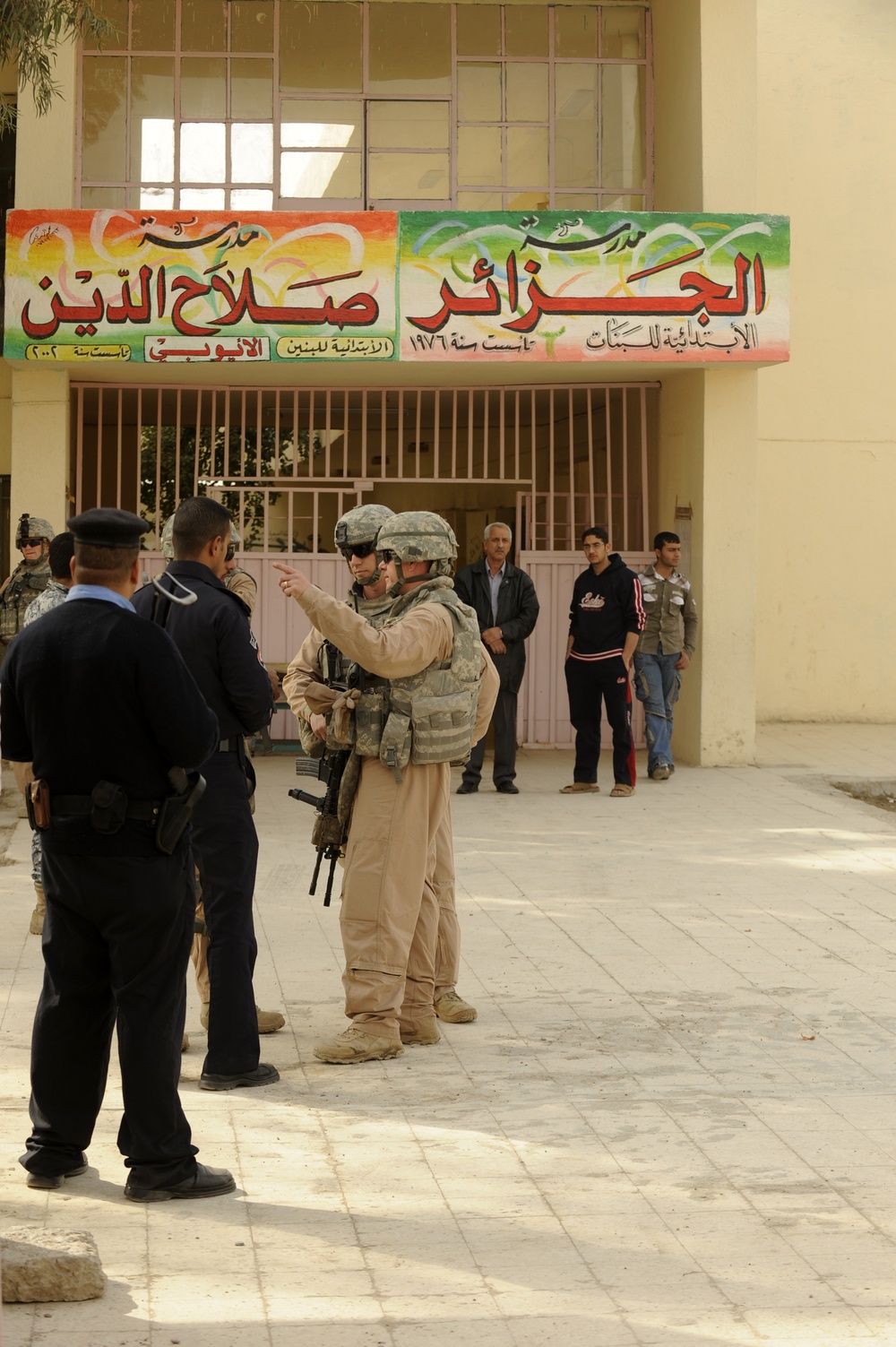 U.S. Air Force Security Forces patrol Dorha, Iraq