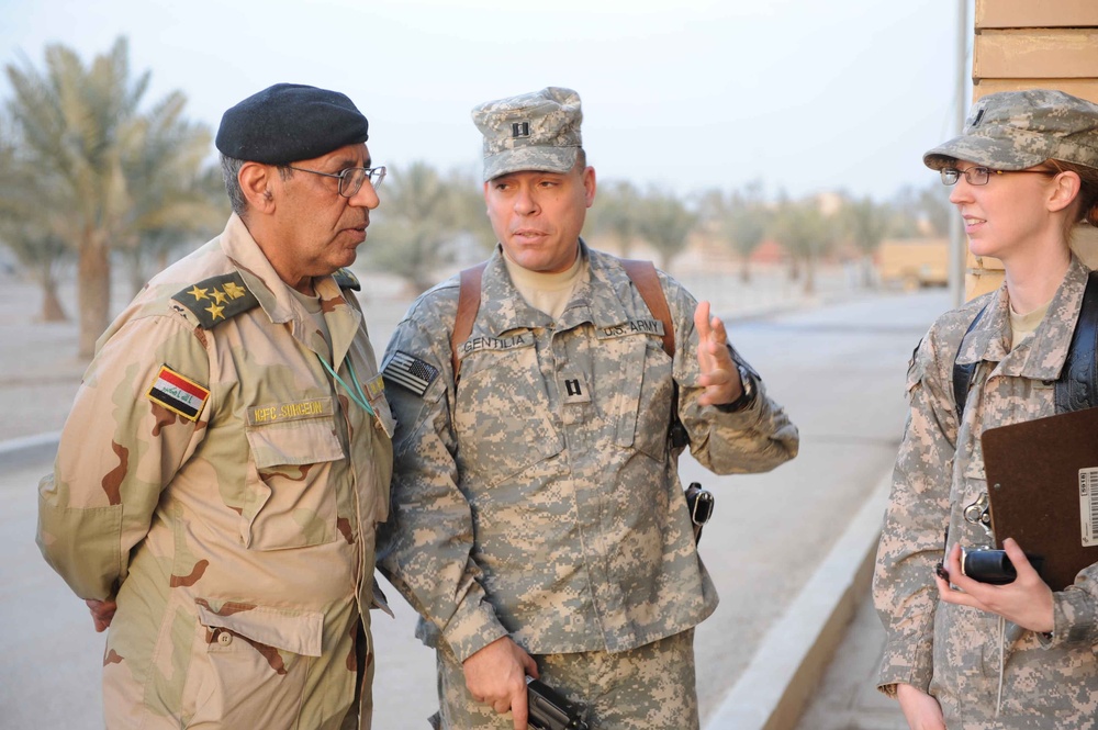 Medical exercise on Camp Victory