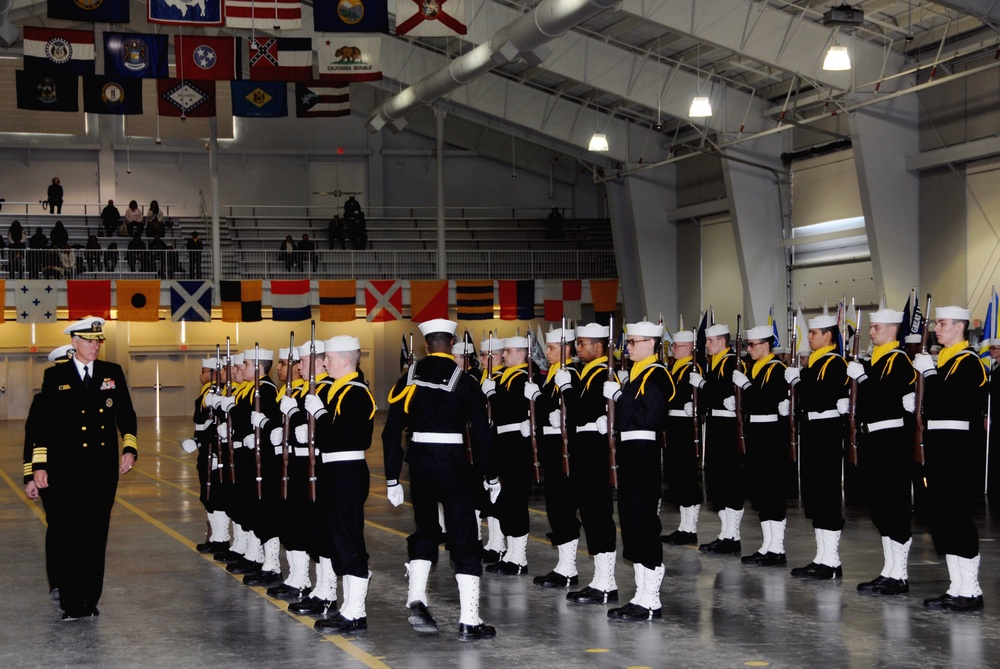 Graduation ceremony at Recruit Training Command