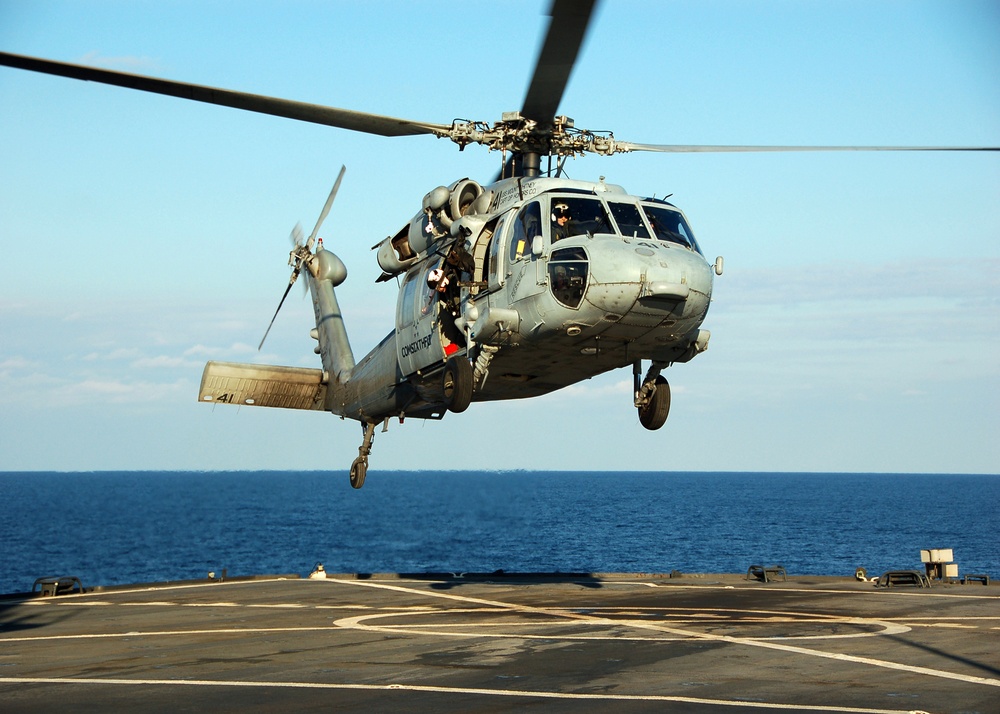 USS Mount Whitney refueling
