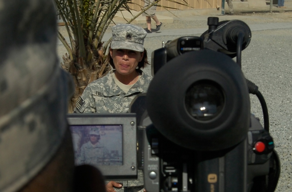 Soldiers send Valentine's Day greetings