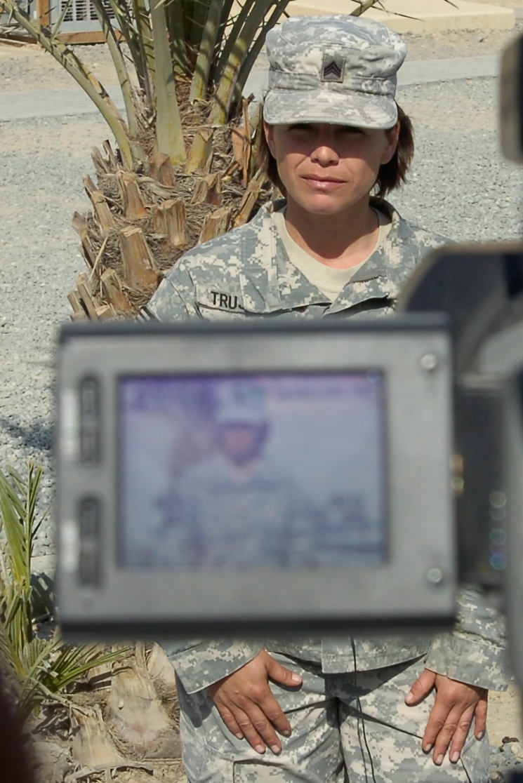 Soldiers send Valentine's Day greetings