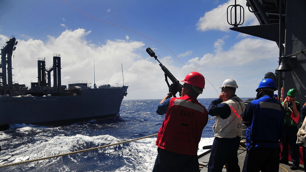 Operations of USS Lake Champlain