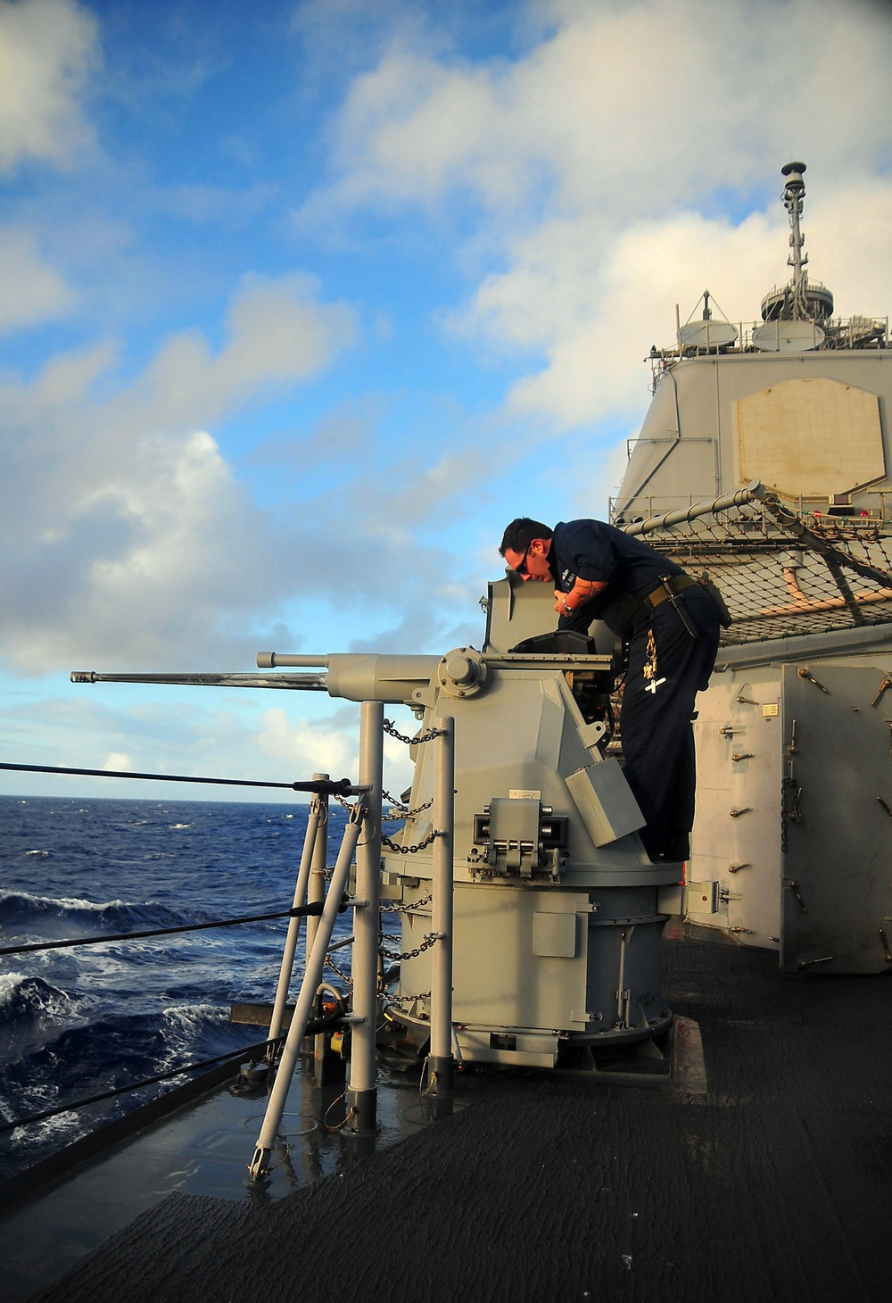 Operations of USS Lake Champlain