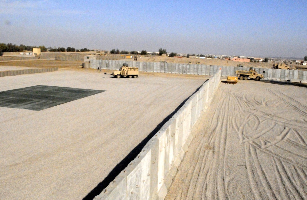 Seabees arrive on Patrol Base Mahawil, Iraq