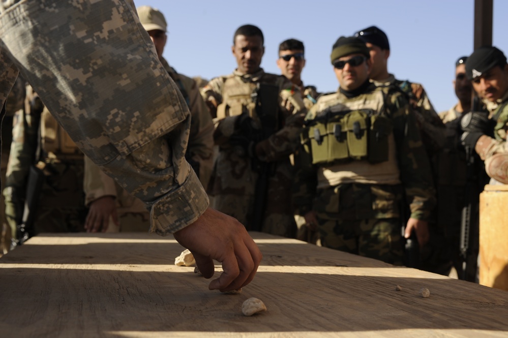 Iraqi Army at Camp Diwaniyah, Iraq