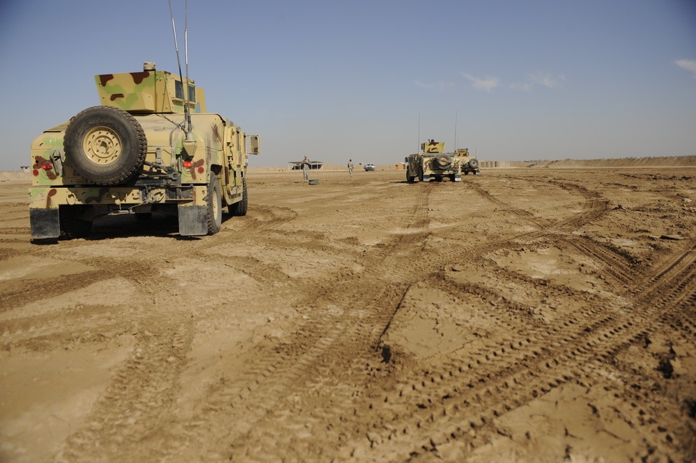 Iraqi Army at Camp Diwaniyah, Iraq