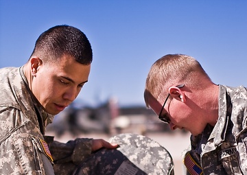 1st Air Cavalry Soldiers receive guidance on new equipment