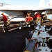 Ordnance unload aboard USS Theodore Roosevelt