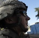 Comanche Troop Soldiers patrol Saha apartments