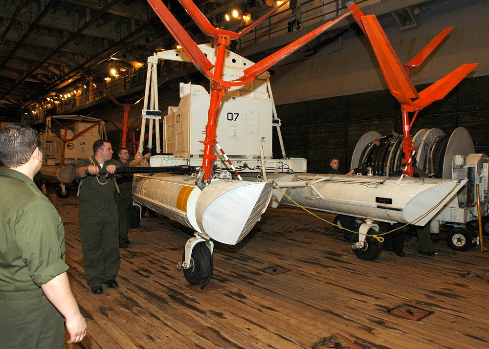 USS Iwo Jima well deck