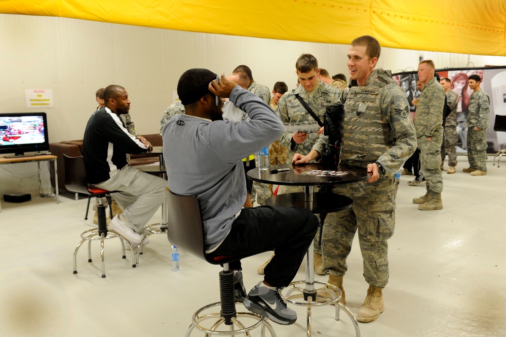 NFL Stars come to Basra, Iraq