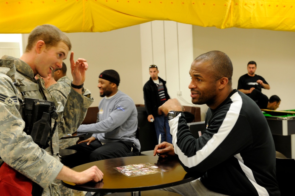 NFL Stars come to Basra, Iraq