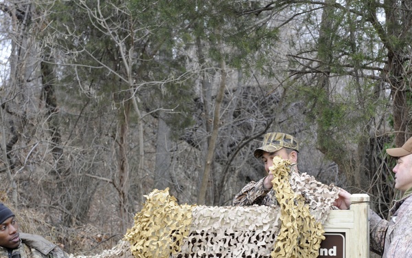 Duck blinds at Quantico
