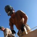 Construction on a patrol base in Mahawil
