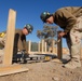 Construction on a patrol base in Mahawil