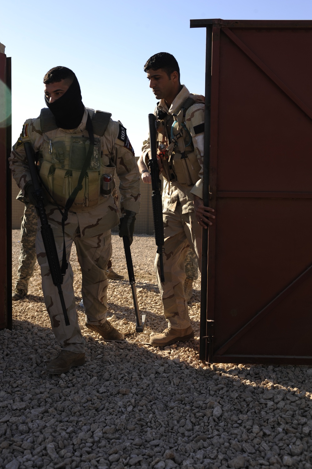 Training at Forward Operating Base Echo
