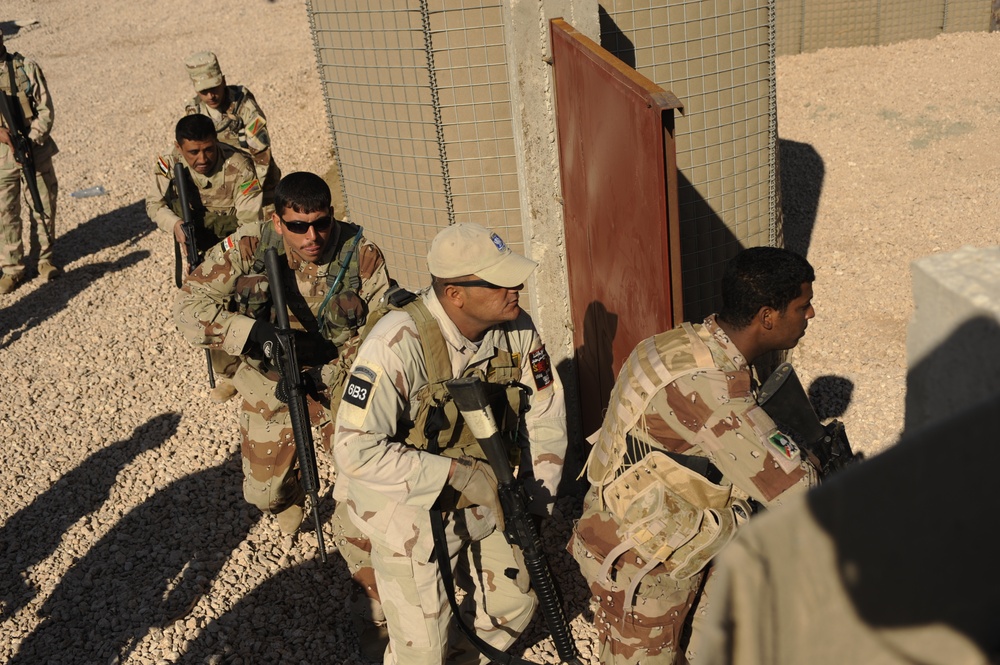 Training at Forward Operating Base Echo