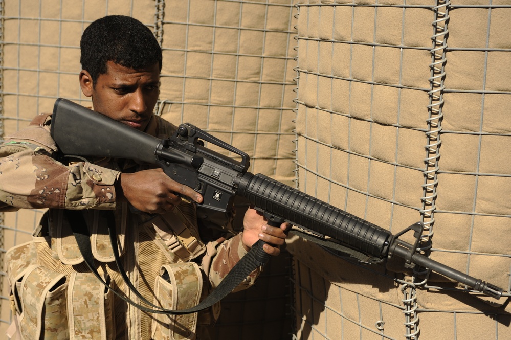 Training at Forward Operating Base Echo