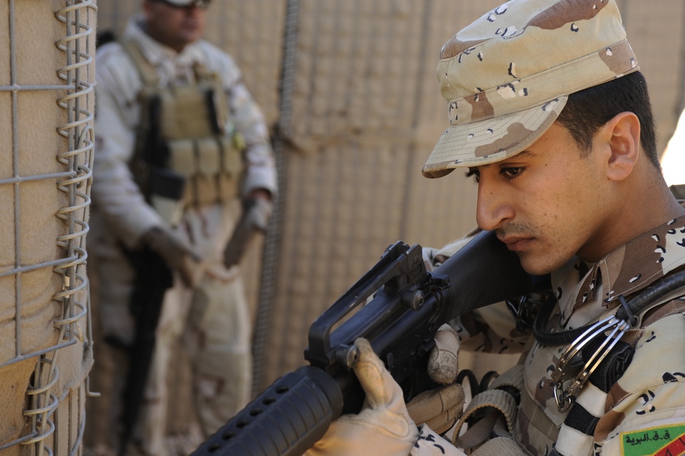 Training at Forward Operating Base Echo