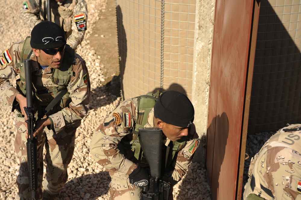 Training at Forward Operating Base Echo