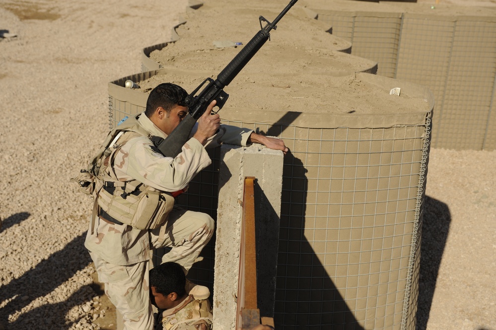 Training at Forward Operating Base Echo