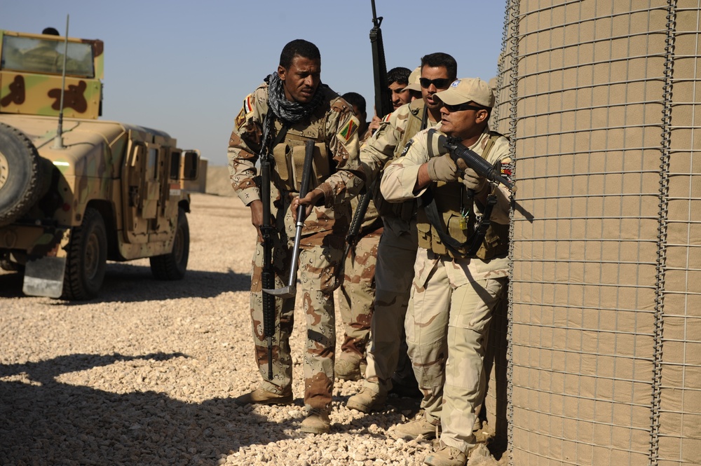 Training at Forward Operating Base Echo