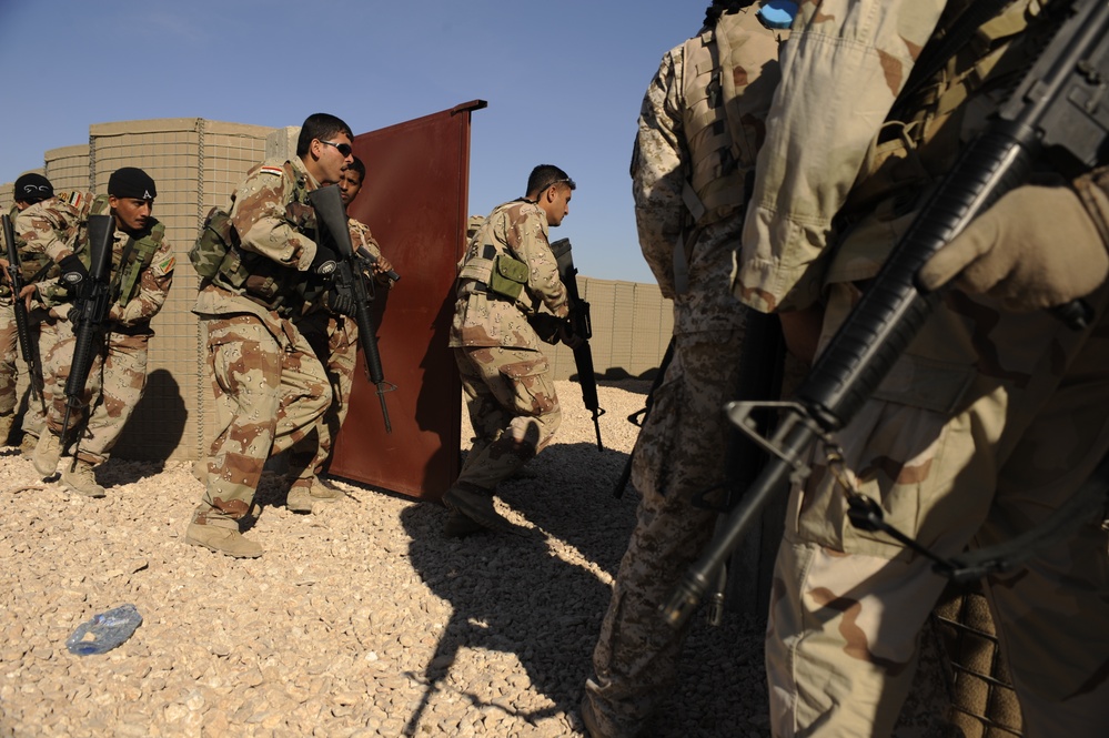 Training at Forward Operating Base Echo