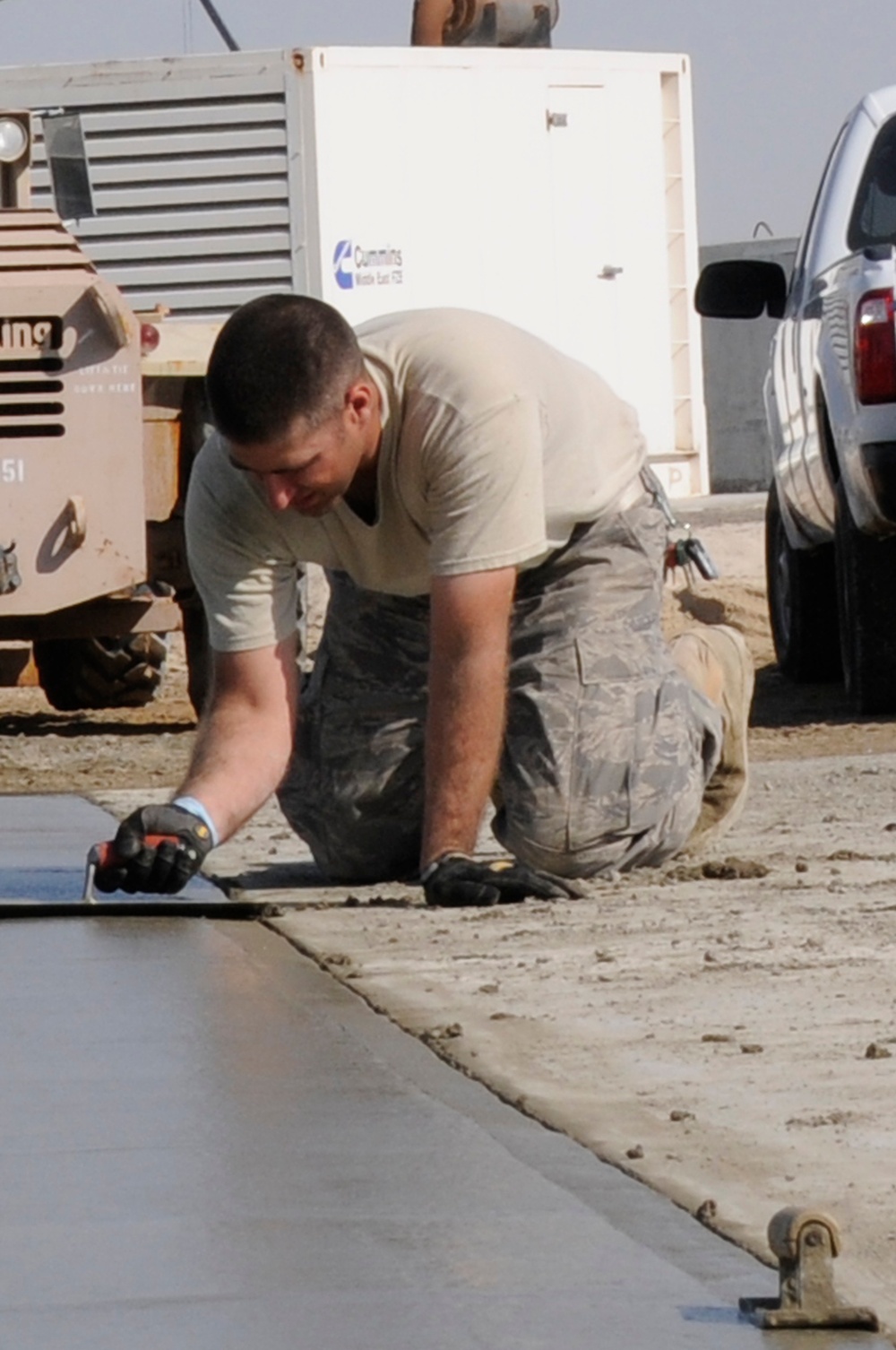 Concrete Laid for Further Development