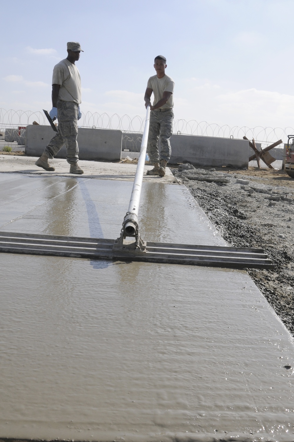 Concrete Laid for Further Development