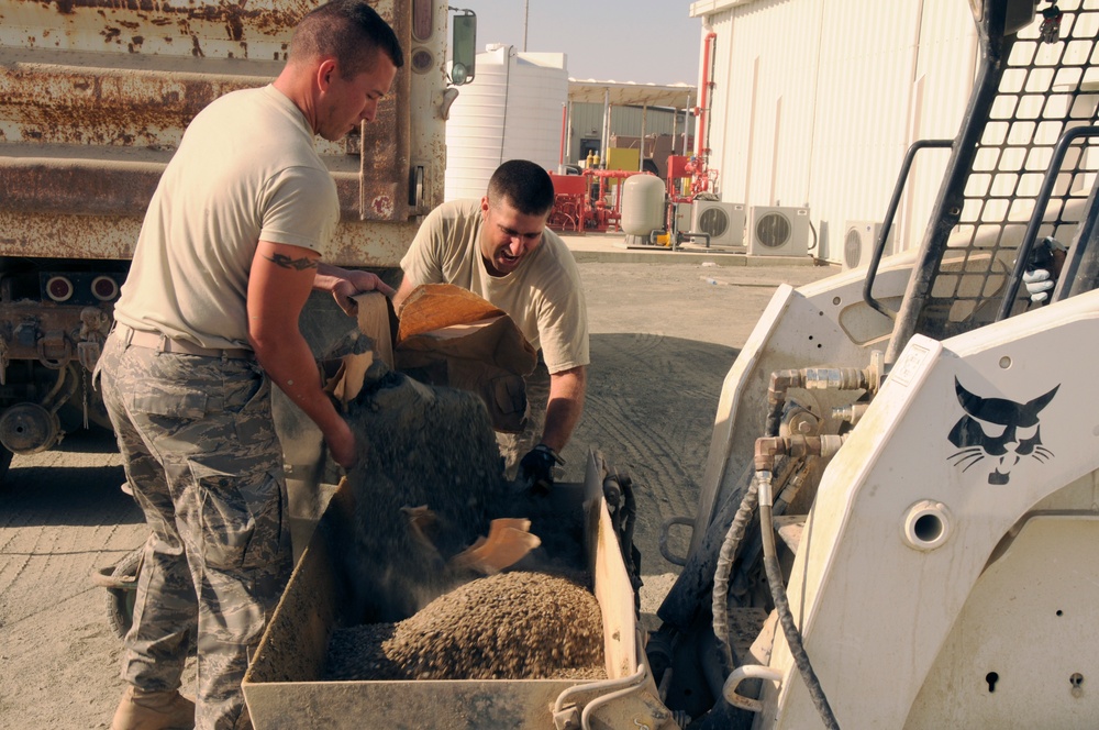 Concrete Laid for Further Development