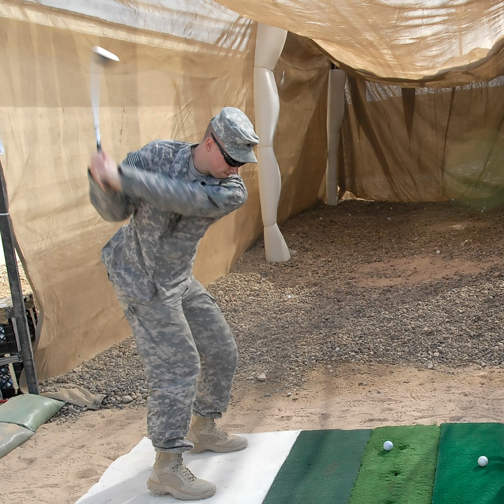 Swing away with new "Dagger" driving range'