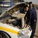 Iraqi police vehicle hub