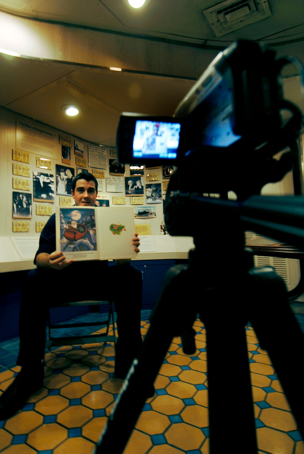 Bedtime story from USS John C. Stennis