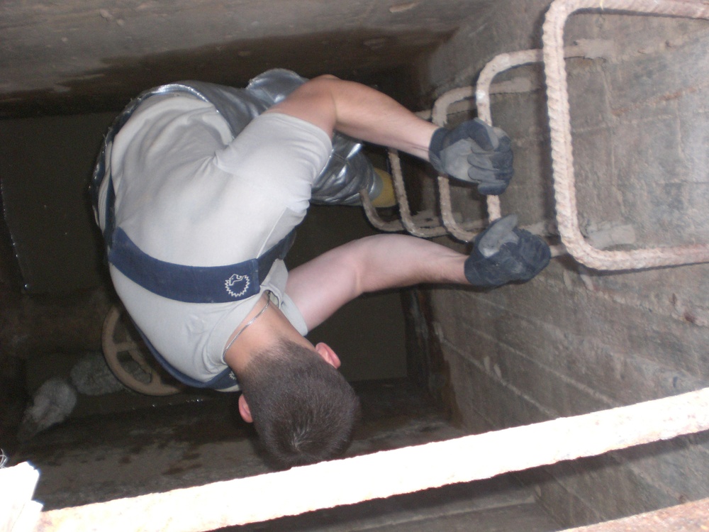 Ali Firefighters Save Baby Camel From Manhole