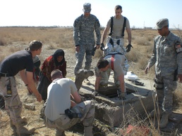 Ali Firefighters Save Baby Camel From Manhole