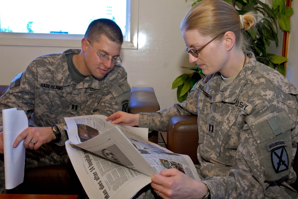 Married couple serve together in Iraq