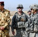 Iraqi army, coalition forces inspect combat outpost for transfer