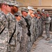 Multi-National Force - Iraq Command Sergeant Major visits Warhorse Soldiers